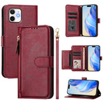 Multi-Card Slots Zipper Wallet Leather Phone Case, For iPhone 11 Pro Max, For iPhone 11, For iPhone 11 Pro, For iPhone X / XS, For iPhone XR, For iPhone XS Max, For iPhone 8 Plus / 7 Plus