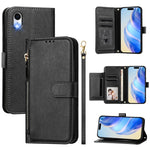 Multi-Card Slots Zipper Wallet Leather Phone Case, For iPhone 11 Pro Max, For iPhone 11, For iPhone 11 Pro, For iPhone X / XS, For iPhone XR, For iPhone XS Max, For iPhone 8 Plus / 7 Plus