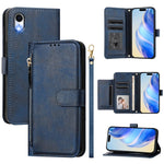Multi-Card Slots Zipper Wallet Leather Phone Case, For iPhone 11 Pro Max, For iPhone 11, For iPhone 11 Pro, For iPhone X / XS, For iPhone XR, For iPhone XS Max, For iPhone 8 Plus / 7 Plus