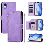 Multi-Card Slots Zipper Wallet Leather Phone Case, For iPhone 11 Pro Max, For iPhone 11, For iPhone 11 Pro, For iPhone X / XS, For iPhone XR, For iPhone XS Max, For iPhone 8 Plus / 7 Plus