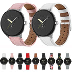 Round Tail Genuine Leather Watch Band, For Google Pixel Watch 4 / Watch 3 45mm
