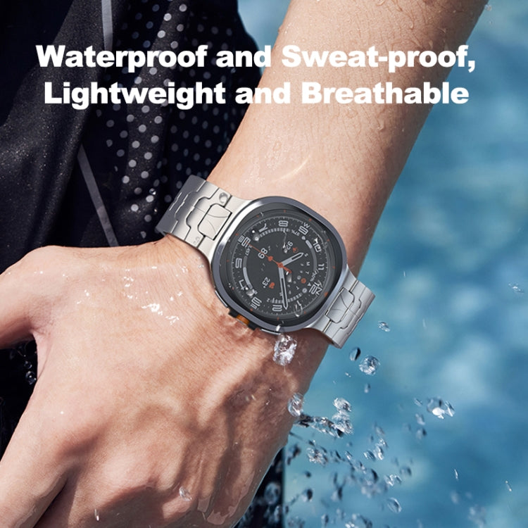 Safety Buckle Pure Titanium Watch Band, For Samsung Galaxy Watch Ultra / Ultra 2025, For Samsung Galaxy Watch8 / Watch8 Classic