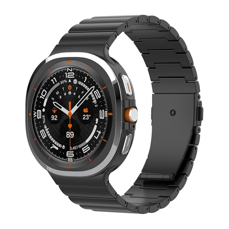 One Bead Flat Buckle Pure Titanium Watch Band, For Samsung Galaxy Watch Ultra / Ultra 2025, For Samsung Galaxy Watch8 / Watch8 Classic