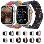 Stretch Rope Square Resin Watch Band, For Apple Watch 46mm / 49mm / 45mm / 44mm, For Apple Watch 42mm / 41mm / 40mm / 38mm