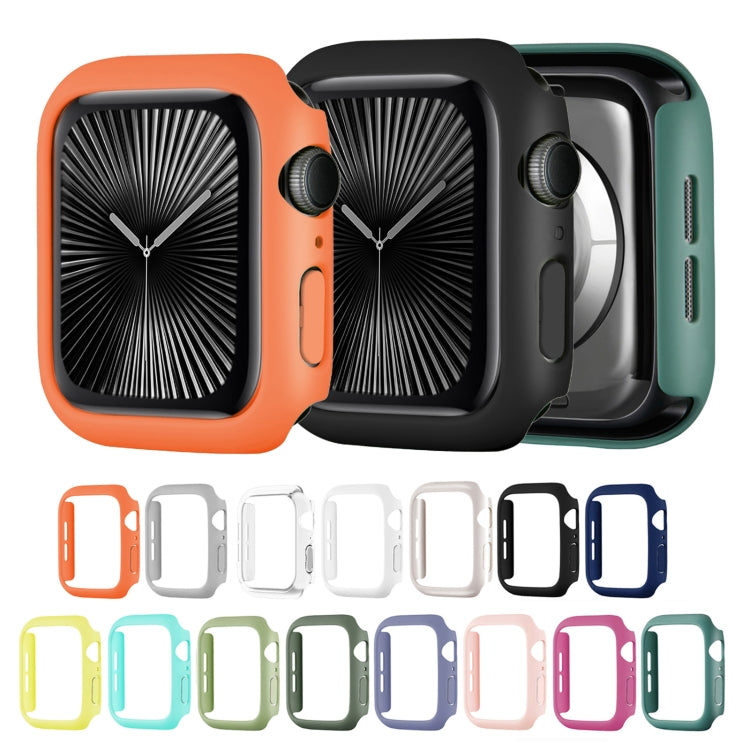 Spray Glazing PC Frame Half Coverage Watch Case, For Apple Watch Series 10 / 11 46mm, For Apple Watch Series 10 / 11 42mm