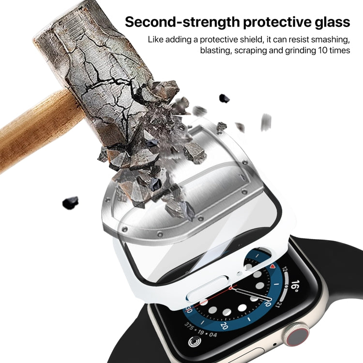 PC Integrated Tempered Film Watch Case, For Apple Watch Series 10 / 11 46mm, For Apple Watch Series 10 / 11 42mm