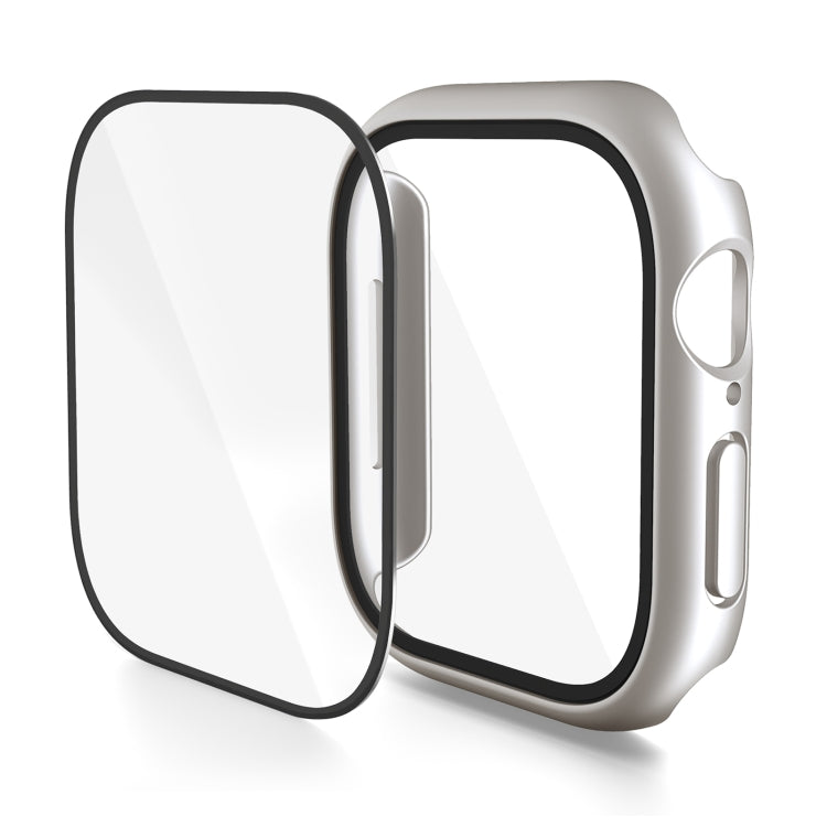 PC Integrated Tempered Film Watch Case, For Apple Watch Series 10 / 11 46mm, For Apple Watch Series 10 / 11 42mm