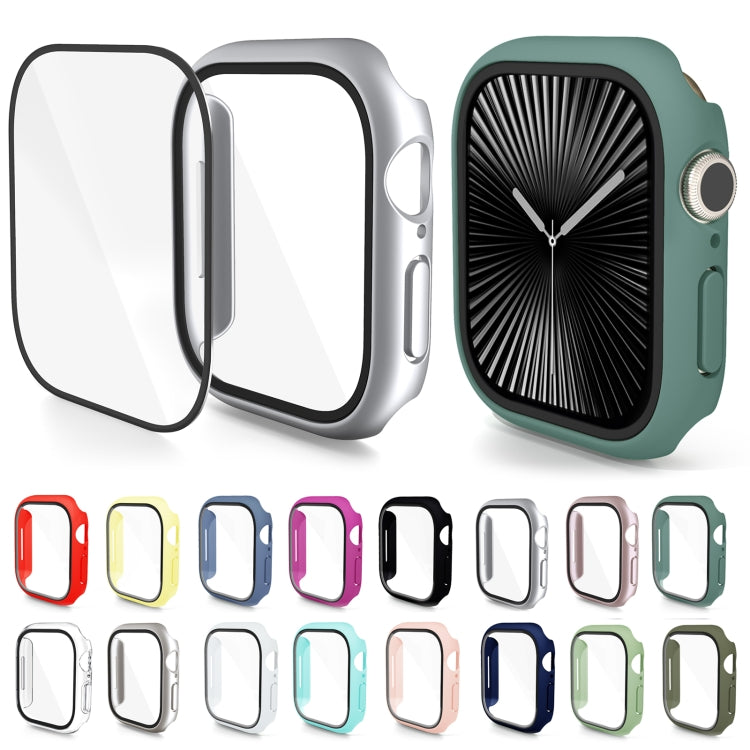 PC Integrated Tempered Film Watch Case, For Apple Watch Series 10 / 11 46mm, For Apple Watch Series 10 / 11 42mm