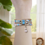 Four-row Copper Beads Chain Watch Band, For Apple Watch 46mm / 49mm / 45mm / 44mm, For Apple Watch 42mm / 41mm / 40mm / 38mm