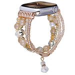 Four-row Copper Beads Chain Watch Band, For Apple Watch 46mm / 49mm / 45mm / 44mm, For Apple Watch 42mm / 41mm / 40mm / 38mm