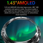 K65 1.43 inch Bluetooth Call Smart Watch, Support Heart Rate / Blood Oxygen