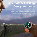 K65 1.43 inch Bluetooth Call Smart Watch, Support Heart Rate / Blood Oxygen