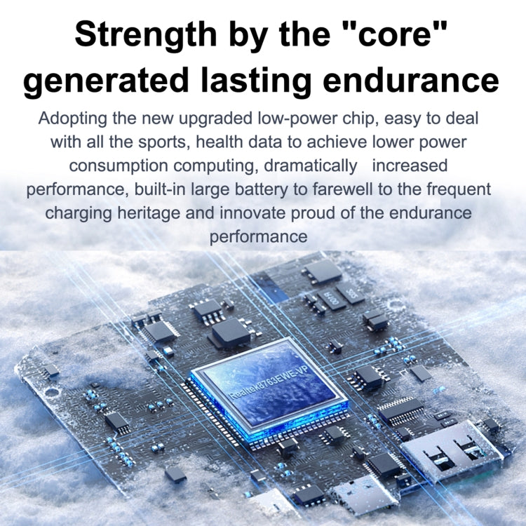 K65 1.43 inch Bluetooth Call Smart Watch, Support Heart Rate / Blood Oxygen