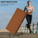 غطاء هاتف جلدي بلون صلب مع ملمس يشبه الجلد وحبل معصم، لهواتف iPhone 16 Pro، iPhone 16 Plus