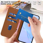 غطاء هاتف جلدي بلون صلب مع ملمس يشبه الجلد وحبل معصم، لهواتف iPhone Air، iPhone 16 Pro Max