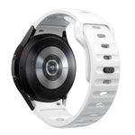 Wave Texture Reverse Buckle Silicone Watch Band, For Samsung Galaxy Watch 7 / 6 / 5 / 4