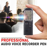 مسجل صوت ذكي عالي الدقة مع إلغاء الضوضاء، مشغل MP3، T60
