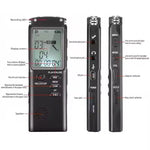 مسجل صوت ذكي عالي الدقة مع إلغاء الضوضاء، مشغل MP3، T60