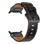 Mecha Style Leather Watch Band, For Samsung Galaxy Watch Ultra 47mm / Ultra 2025