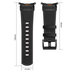 Mecha Style Leather Watch Band, For Samsung Galaxy Watch Ultra 47mm / Ultra 2025