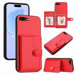 Button Card Bag RFID Anti-theft Phone Case, For iPhone 12 mini, For iPhone 11 Pro Max, For iPhone 11, For iPhone 11 Pro, For iPhone XS / X, For iPhone XR, For iPhone XS Max, For iPhone 8 Plus / 7 Plus