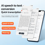 قلم تسجيل صوتي مغناطيسي مع تقليل الضوضاء Q70A يدعم التحكم عبر التطبيق، 8GB، 16GB، 32GB، 64GB، 128GB