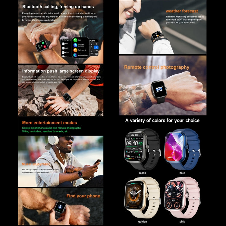 ZW65 2.01 inch Fitness Smart Watch, Blood Oxygen / Blood Pressure / Heart Rate