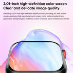 LC88 2 inch Square Screen BT Call Smart Watch, Heart Rate / Blood Pressure / Blood Oxygen / Sleep Monitoring