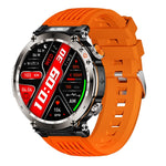 HT30 1.7 inch IP68 Waterproof Silicone Band Smart Watch, Support Flashlight / Banknote Detector Light / Compass