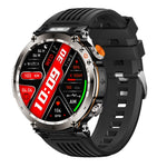 HT30 1.7 inch IP68 Waterproof Silicone Band Smart Watch, Support Flashlight / Banknote Detector Light / Compass