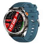 HT30 1.7 inch IP68 Waterproof Silicone Band Smart Watch, Support Flashlight / Banknote Detector Light / Compass