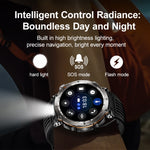 HT30 1.7 inch IP68 Waterproof Silicone Band Smart Watch, Support Flashlight / Banknote Detector Light / Compass