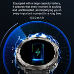 HT30 1.7 inch IP68 Waterproof Silicone Band Smart Watch, Support Flashlight / Banknote Detector Light / Compass