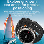 HT30 1.7 inch IP68 Waterproof Camouflage Silicone Band Smart Watch, Support Flashlight / Banknote Detector Light / Compass