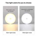 Intelligent Human Body Induction LED Night Light Bedside Lamp with Switch