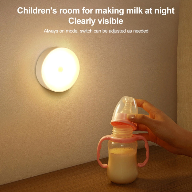 Intelligent Human Body Induction LED Night Light Bedside Lamp with Switch