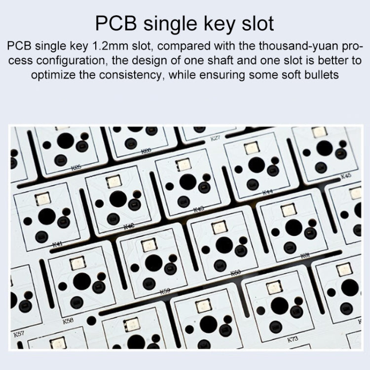 AULA F87 87 Keys Wired/2.4G/Bluetooth Three Model Customized RGB Mechanical Keyboard