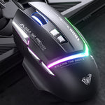 AULA S12 Pro 12800DPI Wired RGB Gaming Mouse