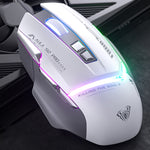 AULA S12 Pro 12800DPI Wired RGB Gaming Mouse