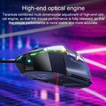 AULA S12 Pro 12800DPI Wired RGB Gaming Mouse