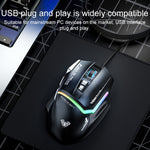 AULA S12 Pro 12800DPI Wired RGB Gaming Mouse