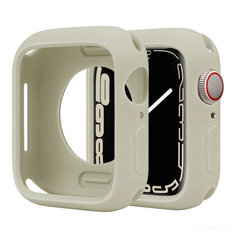 Candy Silicone Half Coverage Watch Case, For Apple Watch Series 41mm