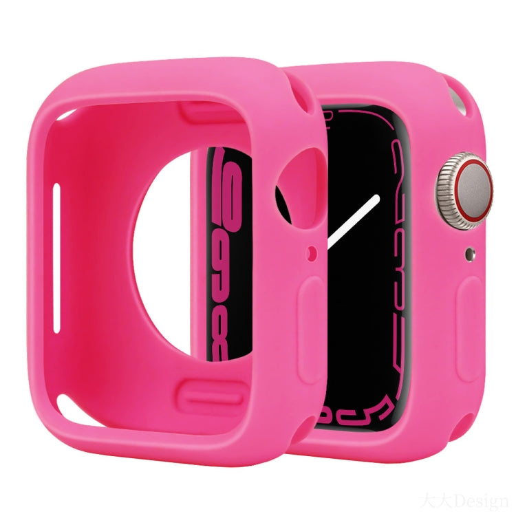 Candy Silicone Half Coverage Watch Case, For Apple Watch Series 45mm