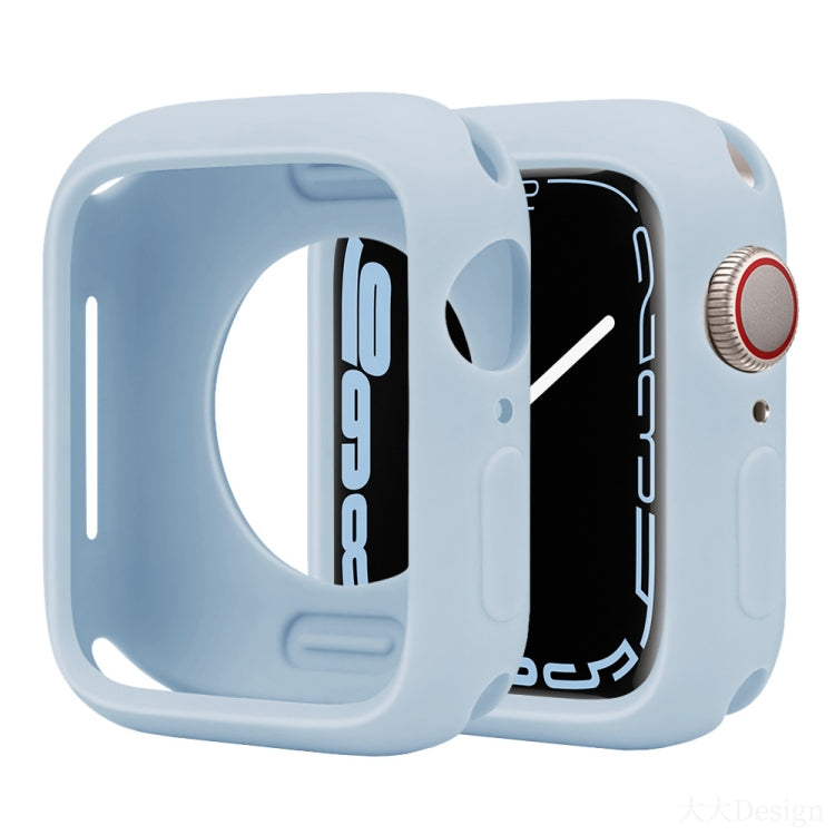 Candy Silicone Half Coverage Watch Case, For Apple Watch Series 45mm