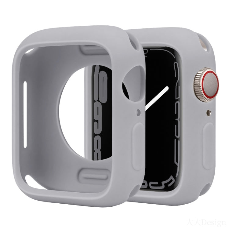 Candy Silicone Half Coverage Watch Case, For Apple Watch Series 45mm