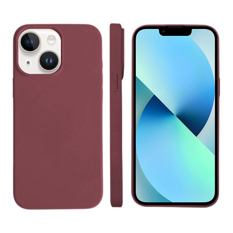 غطاء هاتف من السيليكون السائل مع MagSafe، لأجهزة iPhone 12، iPhone 12 Pro Max، iPhone 12 Pro، iPhone 11 Pro Max