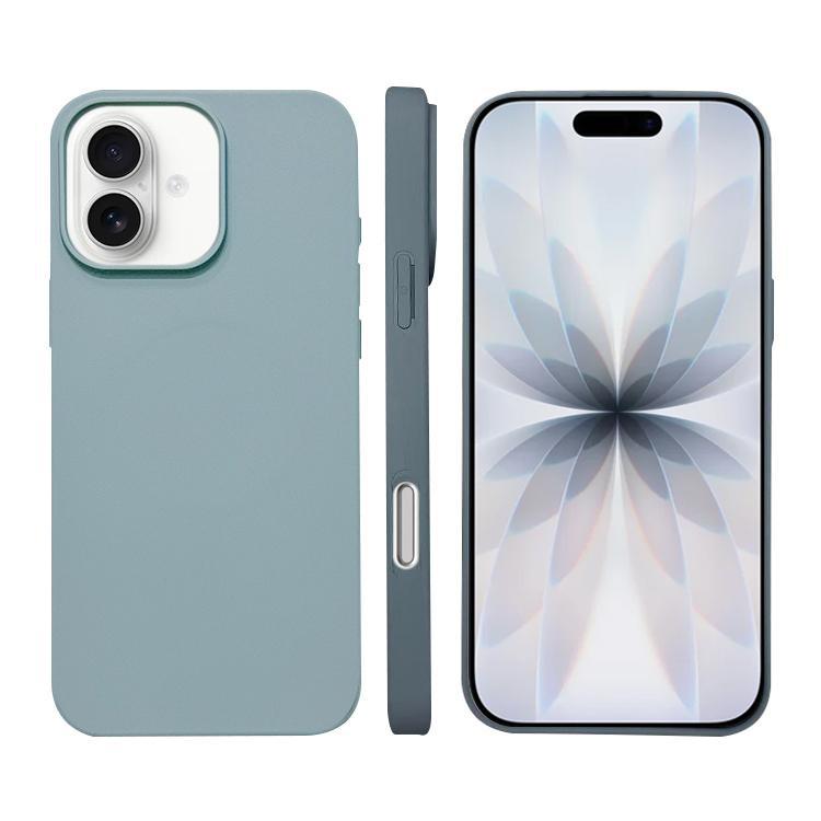 غطاء هاتف من السيليكون السائل مع MagSafe، لأجهزة iPhone 16 Pro Max، iPhone 16 Pro، iPhone 16 Plus، iPhone 16
