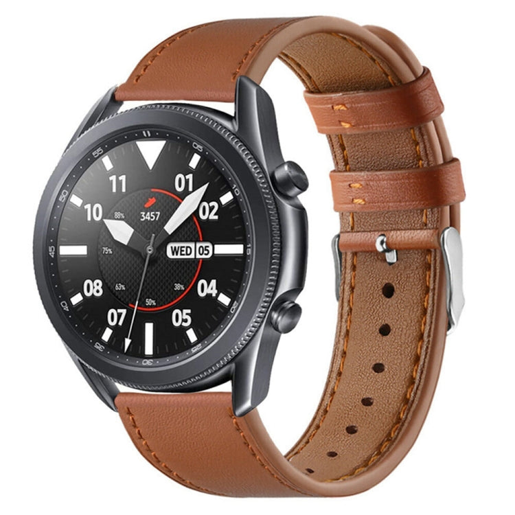 For Galaxy Watch 3 45mm Leather Replacement Strap Watchband, For Galaxy Watch 3 45mm