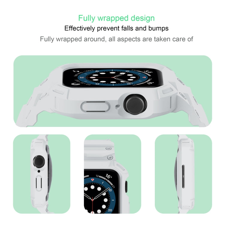 Armor TPU Case Integrated Watch Band, For Apple Watch Series 10 / 11 46mm, For Apple Watch Series 10 / 11 42mm