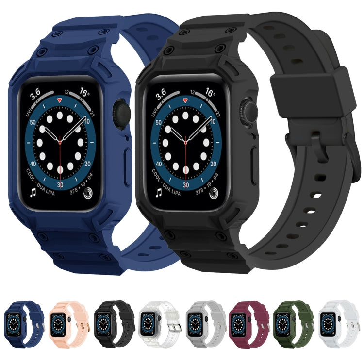 Armor TPU Case Integrated Watch Band, For Apple Watch Series 10 / 11 46mm, For Apple Watch Series 10 / 11 42mm